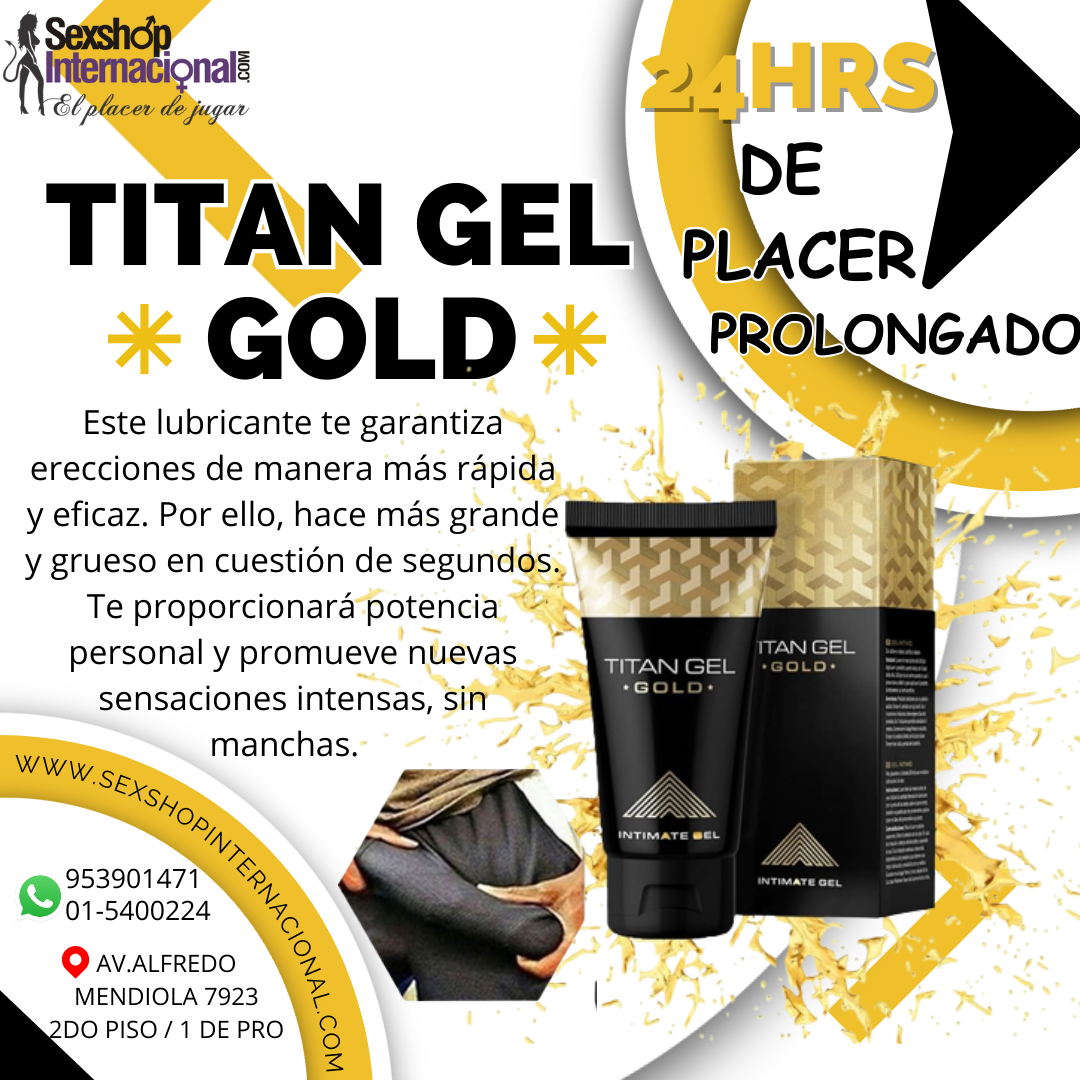 TITAN GEL GOLD AGRANDADOR VIRIL SEXSHOP LOS OLIVOS